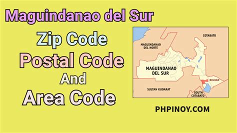 Zip Codes for Maguindanao .